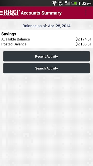 BB&T Mobile Banking截图2