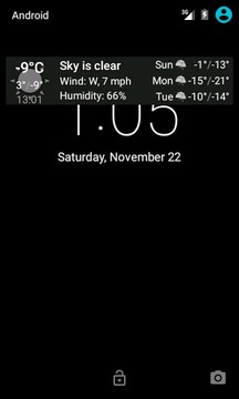 Weather notification skin截图