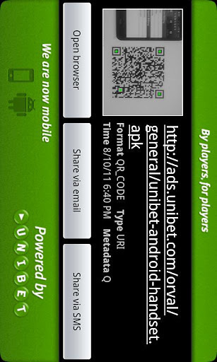 Unibet Barcode Scanner截图2