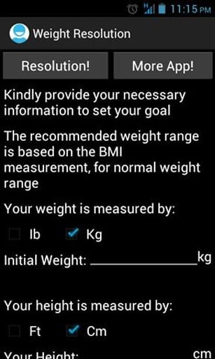 Weight Resolution截图3