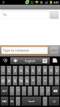 GO Keyboard Gingerbread Theme截图