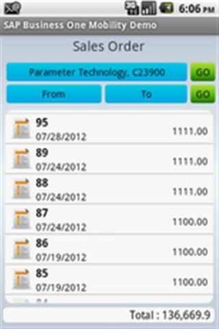 SAP Business One Demo截图5