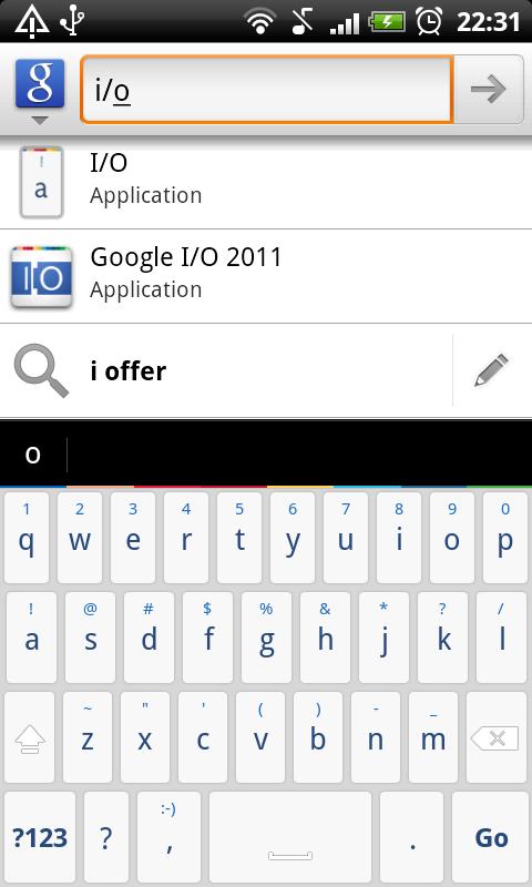 I/O 2011 - HD Keyboard Skin截图2