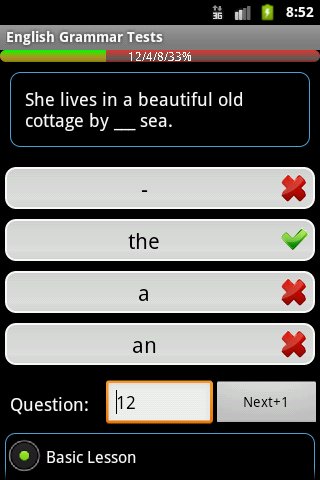 English Grammar Tests截图2