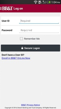 BB&T Mobile Banking截图