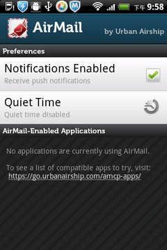 通知推送设置工具 AirMail截图
