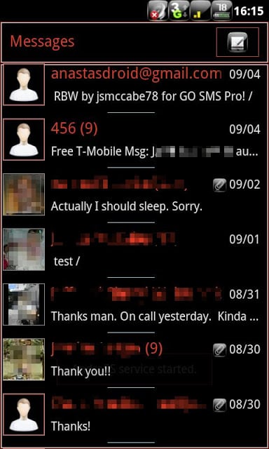 Anastasdroid GO SMS Pro (free)截图5