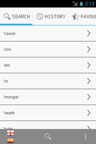 English<->Spanish Dictionary截图4