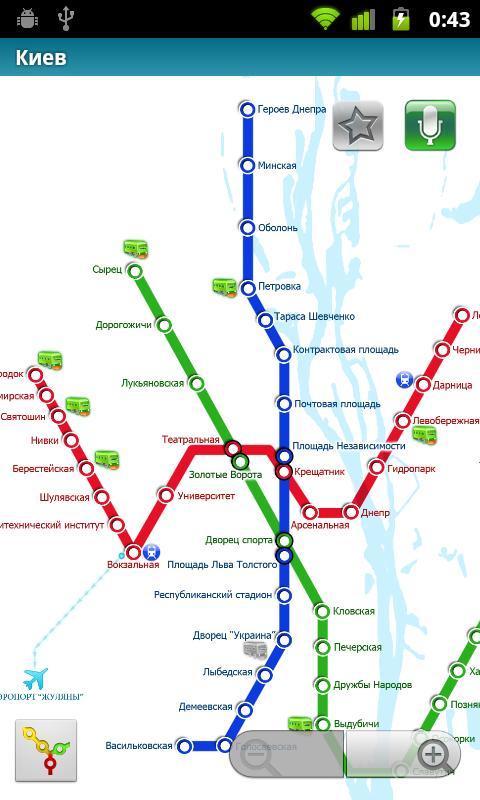 Kiev, Ukraine (map for Metro24)截图5