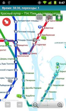 Kiev, Ukraine (map for Metro24)截图