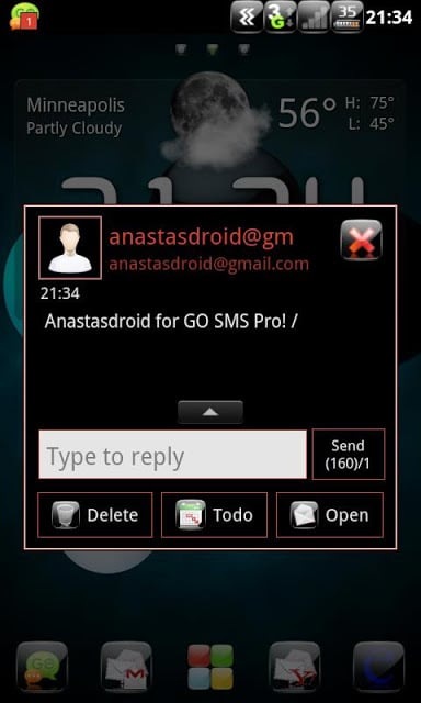 Anastasdroid GO SMS Pro (free)截图3