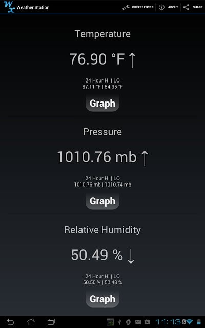 Weather Station气压仪截图7