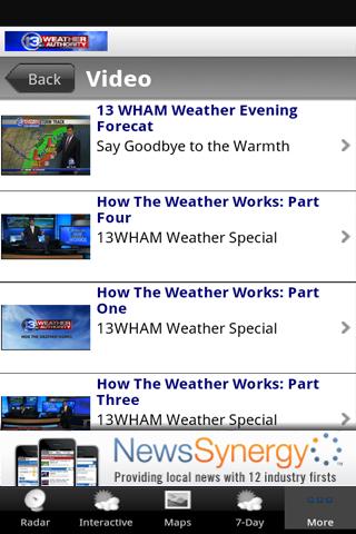 13WHAM Weather Authority截图7