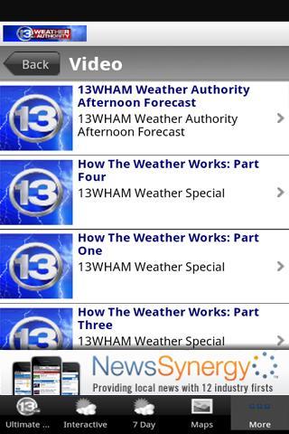 13WHAM Weather Authority截图10