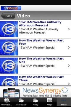 13WHAM Weather Authority截图