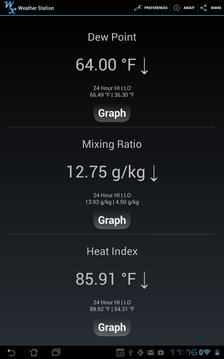 Weather Station气压仪截图