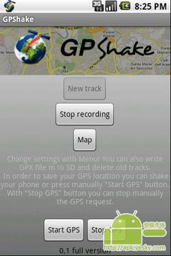 GPShakeLiteGPS足迹记录截图