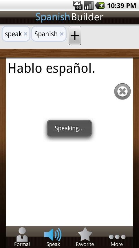 Learn Spanish - Phrase Builder截图9