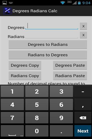 Degrees Radians Calc截图5