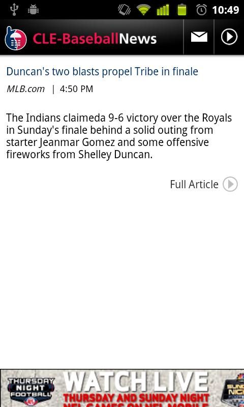 CLE-Baseball News截图3