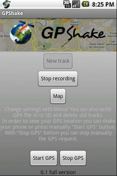 GPShakeLiteGPS足迹记录截图