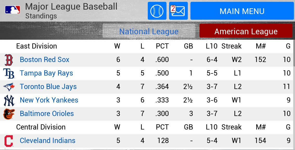 MLB经理2016截图2