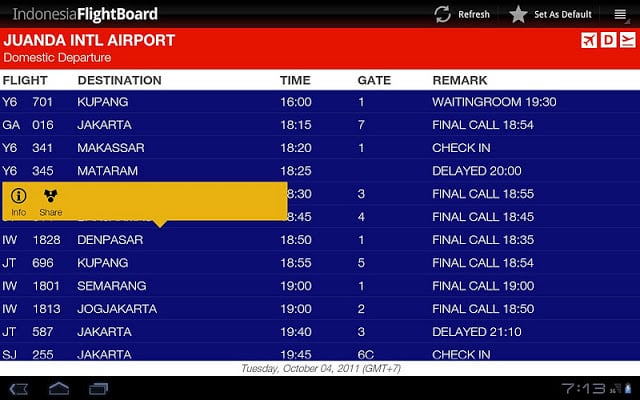 Indonesia FlightBoard截图3