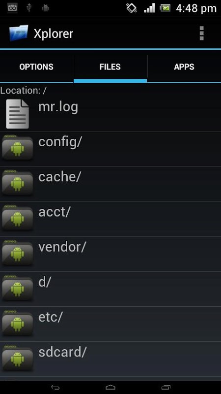 Android Xplorer (Root)截图1