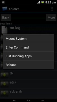 Android Xplorer (Root)截图