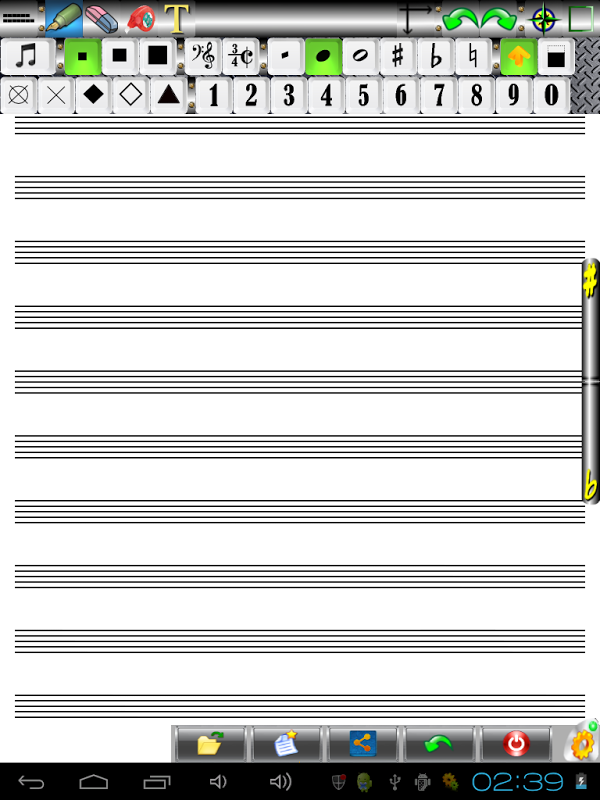 Music Score Pad-Free Notation截图1