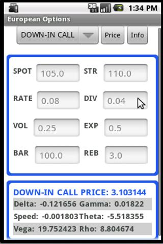 European Options截图1