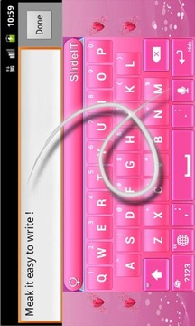 SlideIT Pinky Valentine skin截图