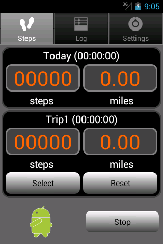 Walkroid - simple pedometer截图2