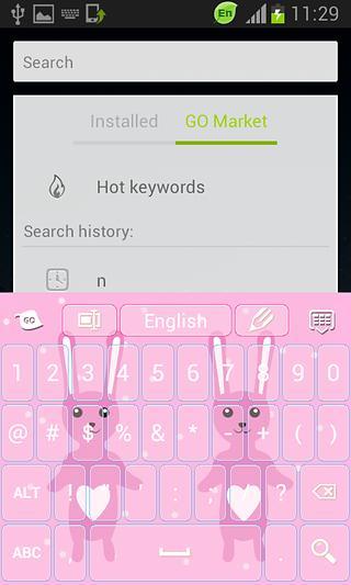 Keypad Theme Pink截图3