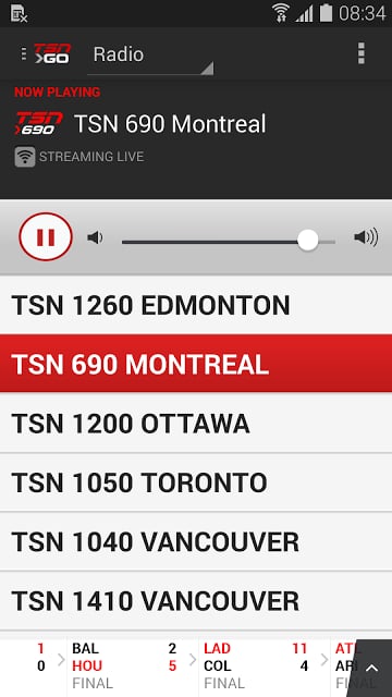 TSN Mobile: Android Edition截图3