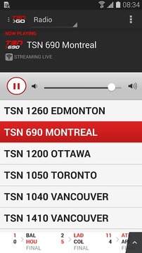 TSN Mobile: Android Edition截图