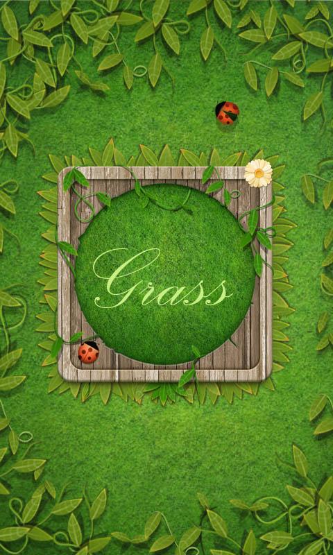 Grass GO Locker Theme截图1