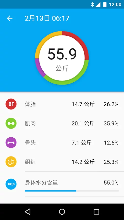 Runtastic Libra体重秤软件截图3