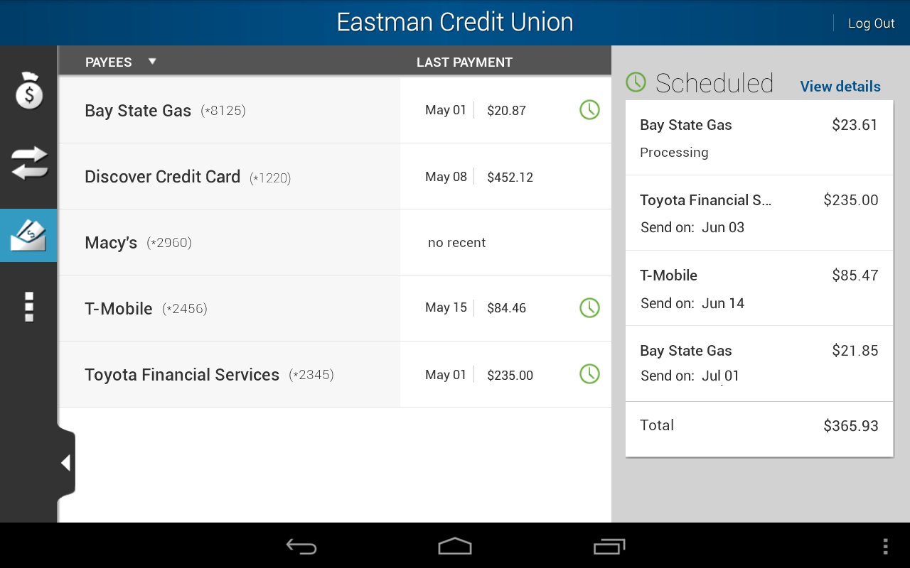 Eastman Credit Union Mobile截图10