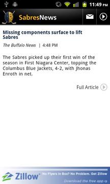 Sabres News截图
