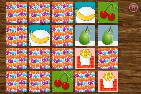 Food Memo Match for Kids截图9