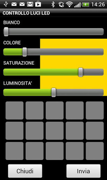 Controllo Luci LED截图