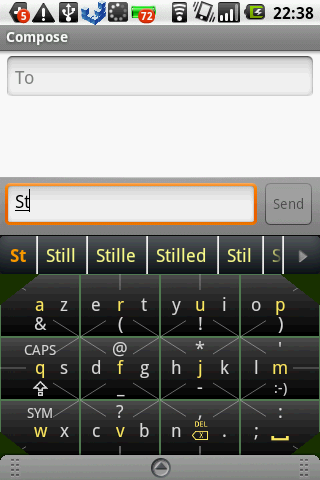 Slide Keyboard截图2