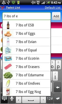 Twist List Grocery Shopping截图