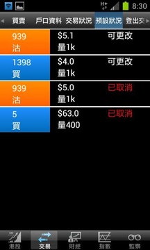 Realink iExcite 股票期货报价交易(NEW)截图