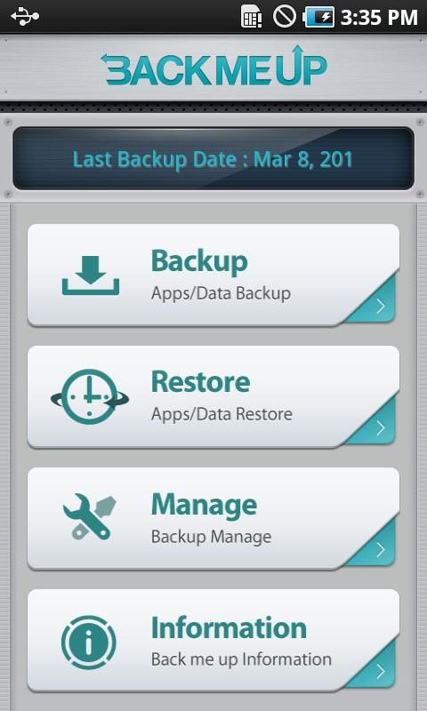 Backup &amp; Restore BackMeUp ...截图1