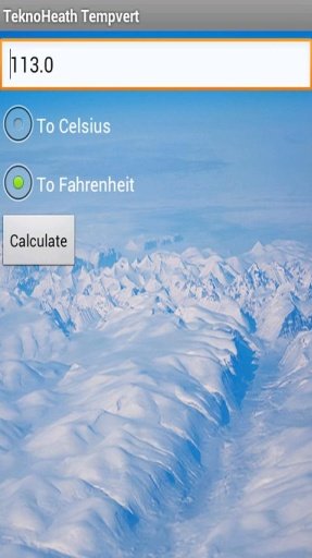 Celsius and Fahrenheit Convert截图1