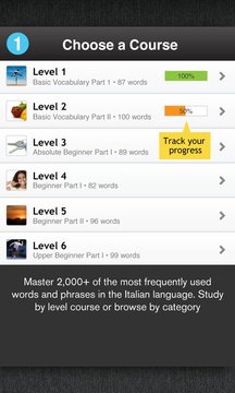 Learn Italian Free WordPower截图