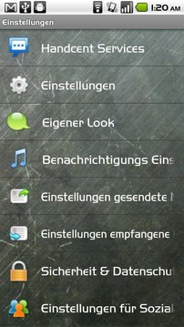 Handcent SMS Germany Language截图