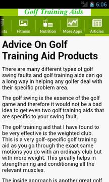 Golf Training Aid截图